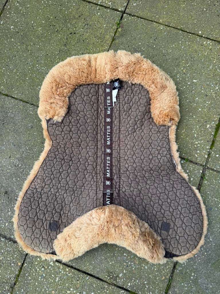 Mattes bontonderlegger mt M/VS bruin, Dieren en Toebehoren, Paarden en Pony's | Dekens en Dekjes, Ophalen of Verzenden, Gebruikt