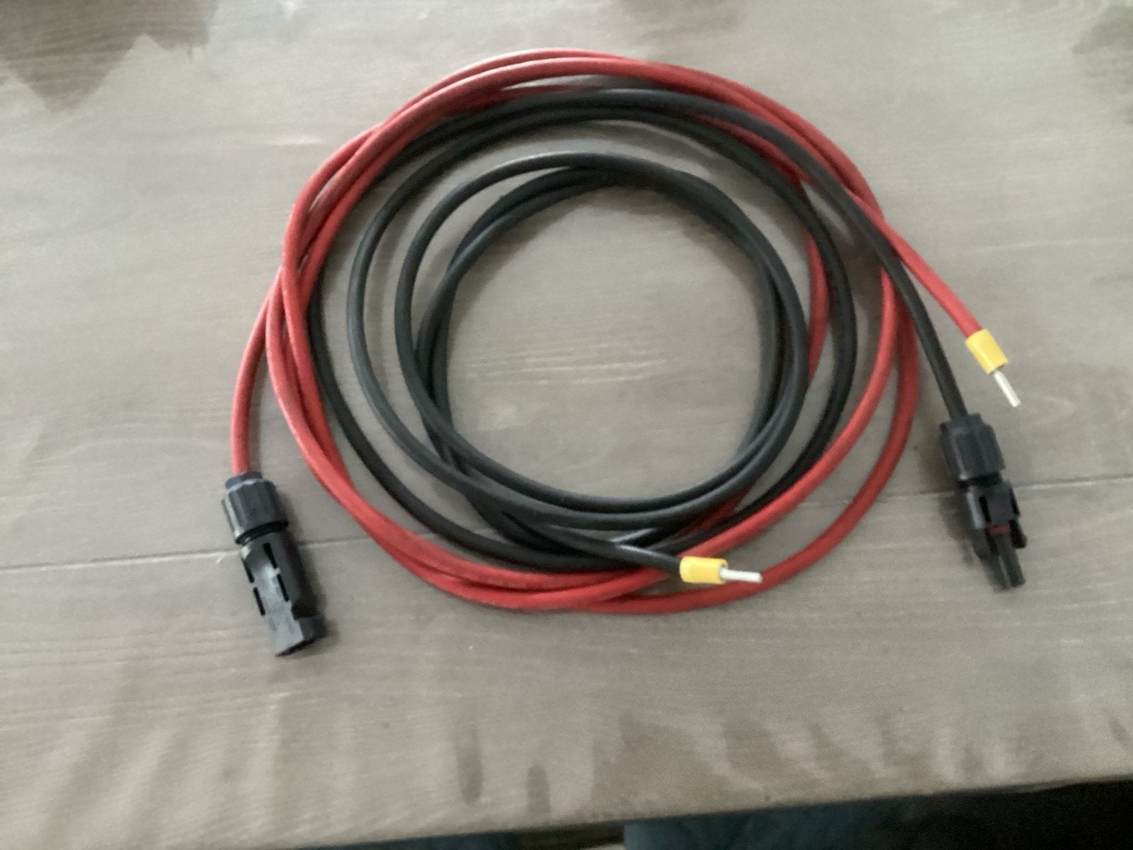 Zonnepaneel kabel met MC4 connectoren en kabel stift, Doe-het-zelf en Verbouw, Elektra en Kabels, Ophalen of Verzenden, Gebruikt