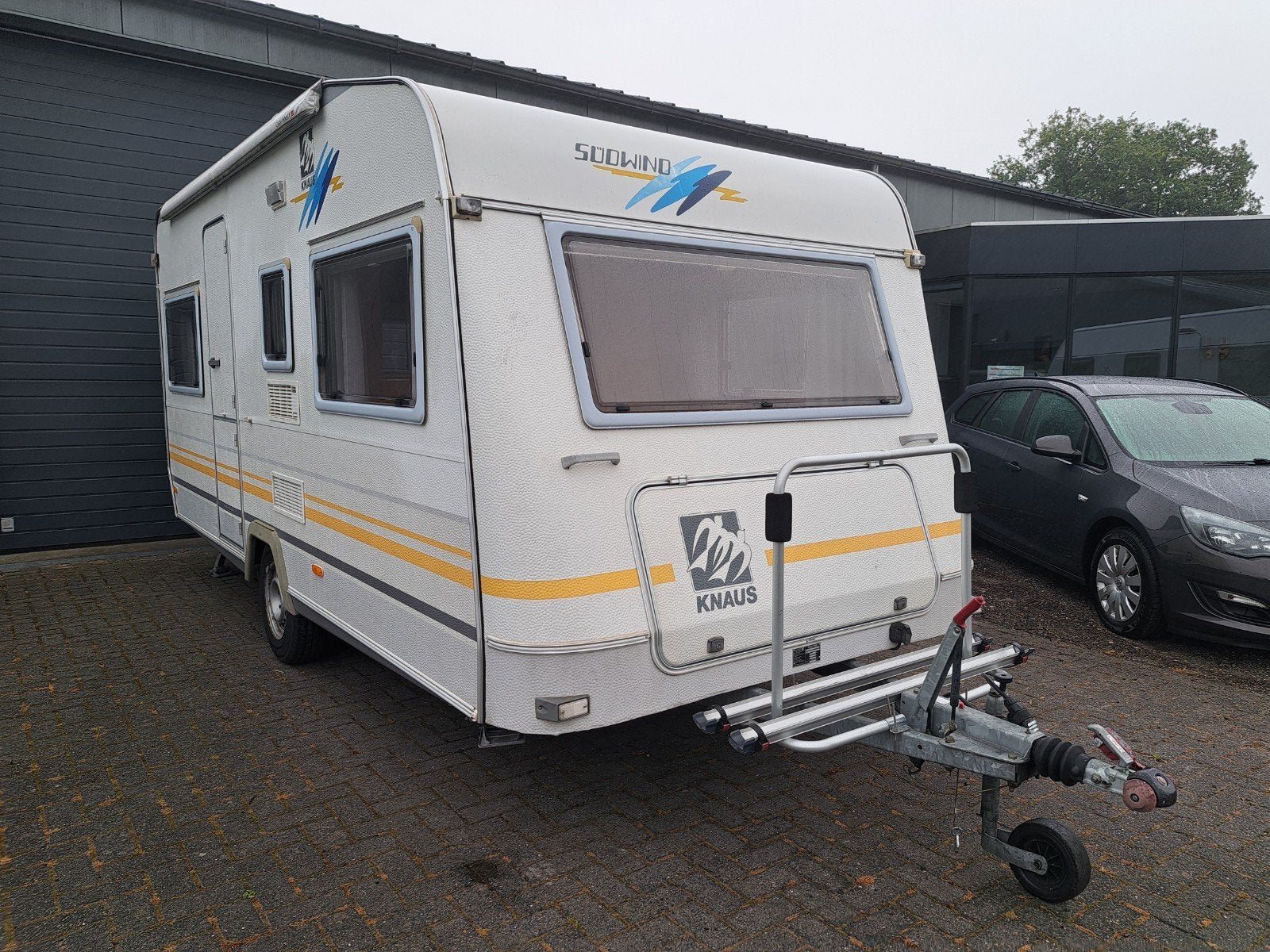 Knaus sudwind 450/Zak luifel/Voortent/Fietsen drager/4-Pers, Caravans en Kamperen, Caravans, Rondzit, Omvormbare zithoek, Bedrijf