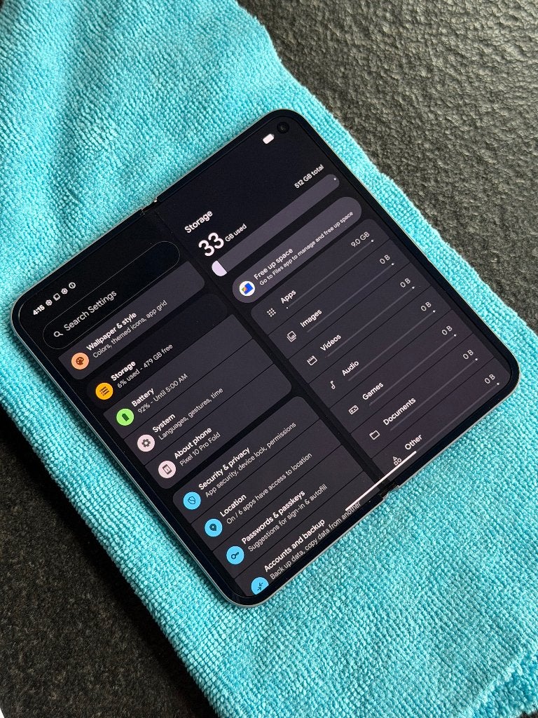 Google Pixel 10 Pro Fold 512GB Moonstone Blue Clean IMEI, Ophalen of Verzenden, Zo goed als nieuw, Zonder simlock, Zonder abonnement