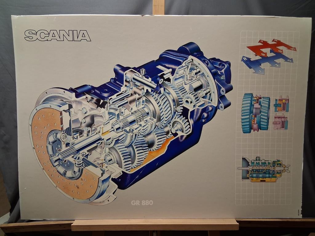 Scania GR 880 Versnellingsbak Poster, Ophalen of Verzenden, Gebruikt, Overige automerken