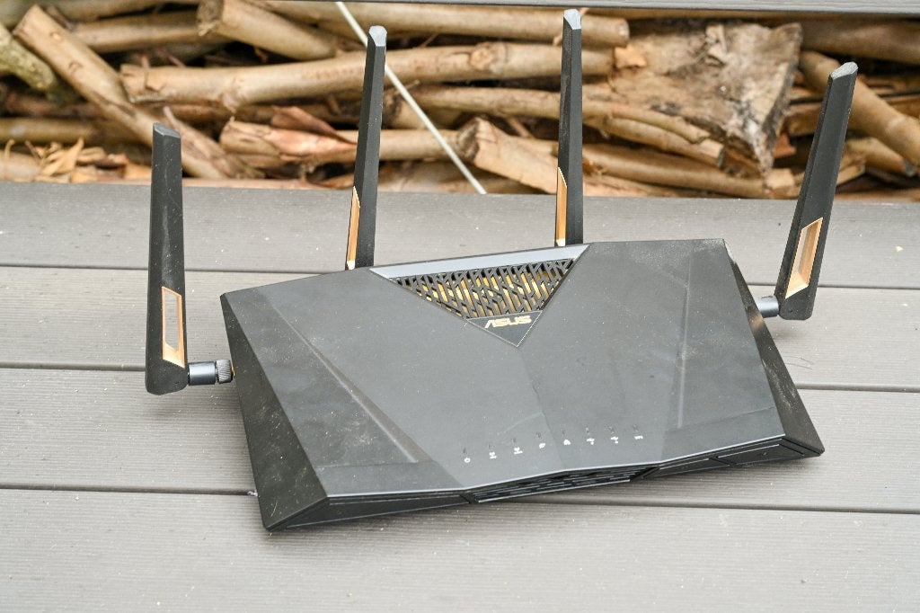 ASUS RT-AX88U AX6000 AiMesh Dual-Band Gaming Router, Ophalen of Verzenden, Gebruikt, Router, ASUS