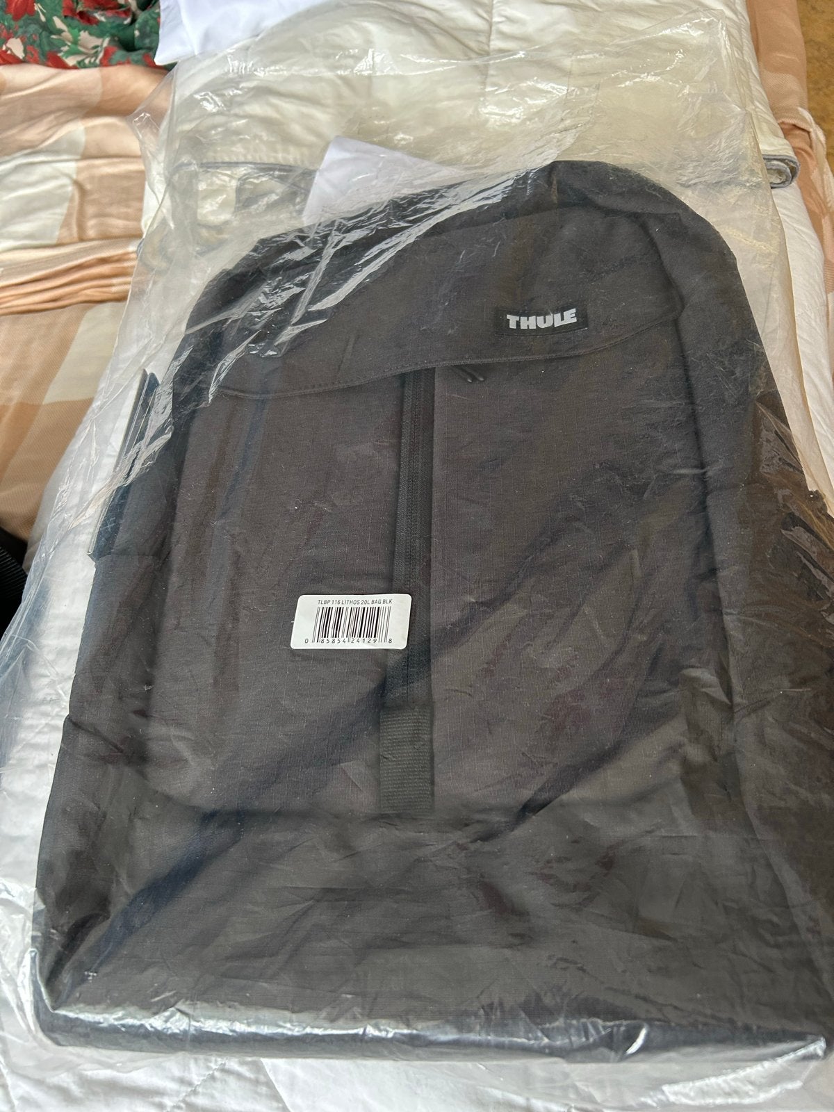 Nieuwe Thule Lithos Rugzak met laptopvak - Donkerzwart, Sieraden, Tassen en Uiterlijk, Ophalen, Nieuw, Overige merken