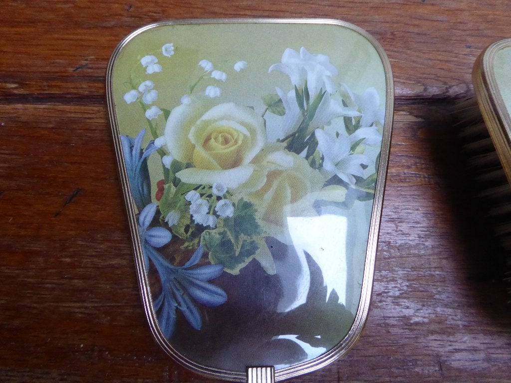 Mooie 3-delige vintage toilettafel set, Ophalen of Verzenden