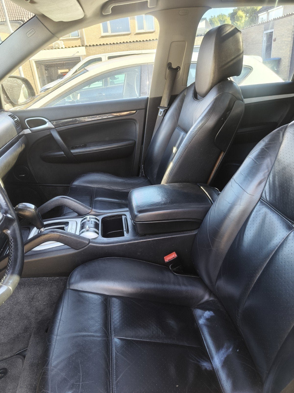 Porsche Cayenne S 4.5 V8 340pk, Automaat, Cayenne, Zwart, Leder