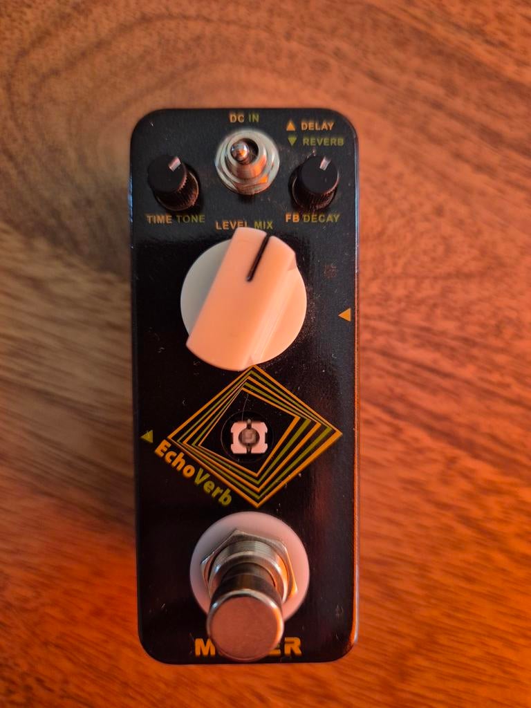 Mooer EchoVerb Delay & Reverb Pedaal, Muziek en Instrumenten, Effecten, Gebruikt, Delay of Echo, Reverb, Ophalen