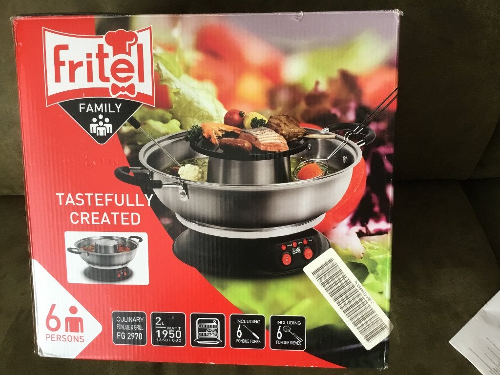 Chinese fondue, Ophalen of Verzenden, Zo goed als nieuw, Elektrisch, Fondueset