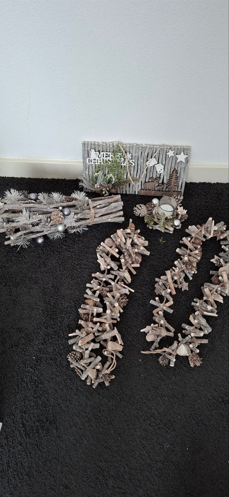 houten kerst decoratie, Ophalen