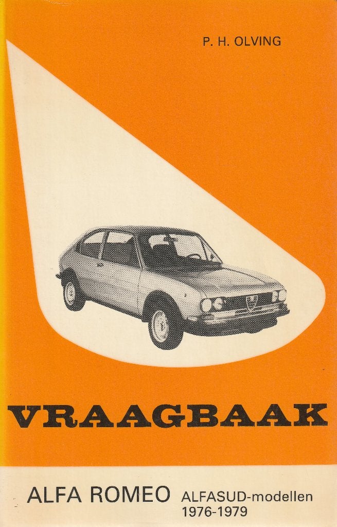 Vraagbaak Alfa Romeo ALFASUD-modellen 1976-1979, Ophalen of Verzenden