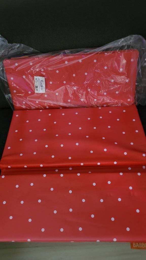 Bakfiets kussenset Babboe Big - Rood met witte stippen, Ophalen, Gebruikt