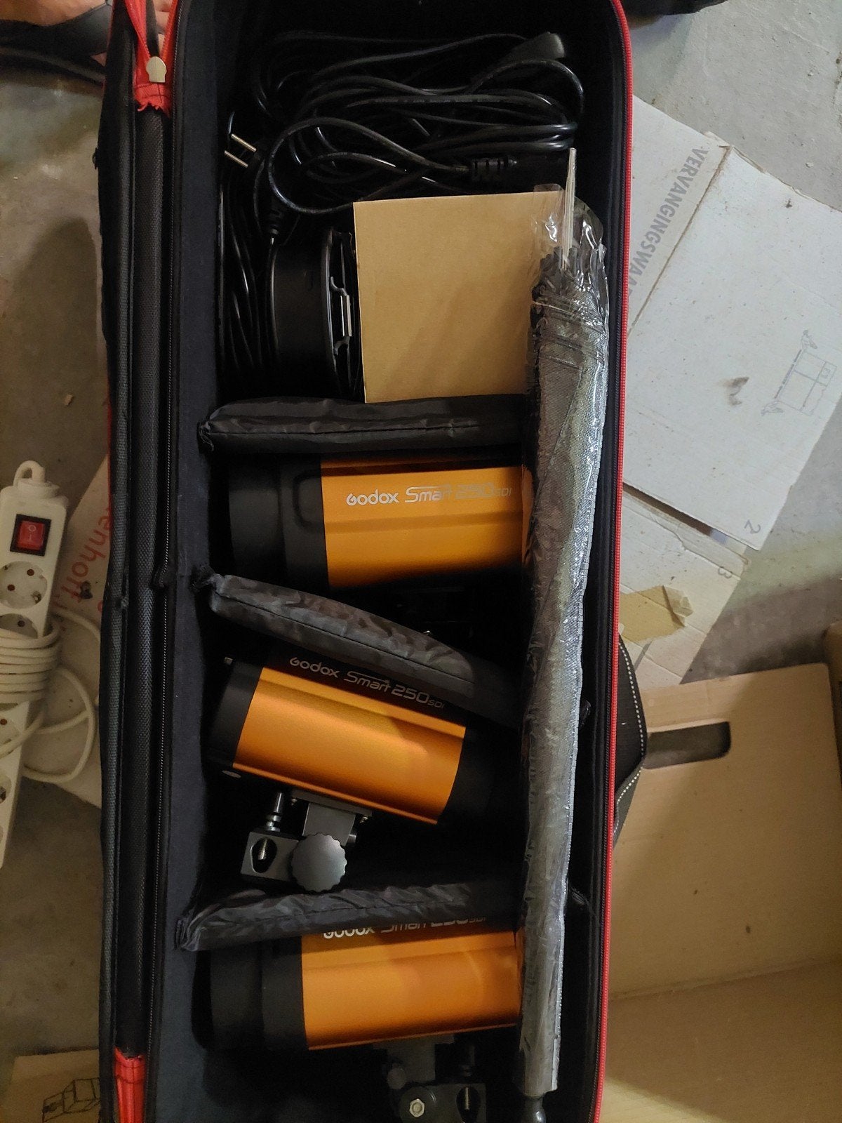 Godox Smart 250SDI Studioflitser set met draagtas, Ophalen, Gebruikt, Inclusief draagtas, Godox