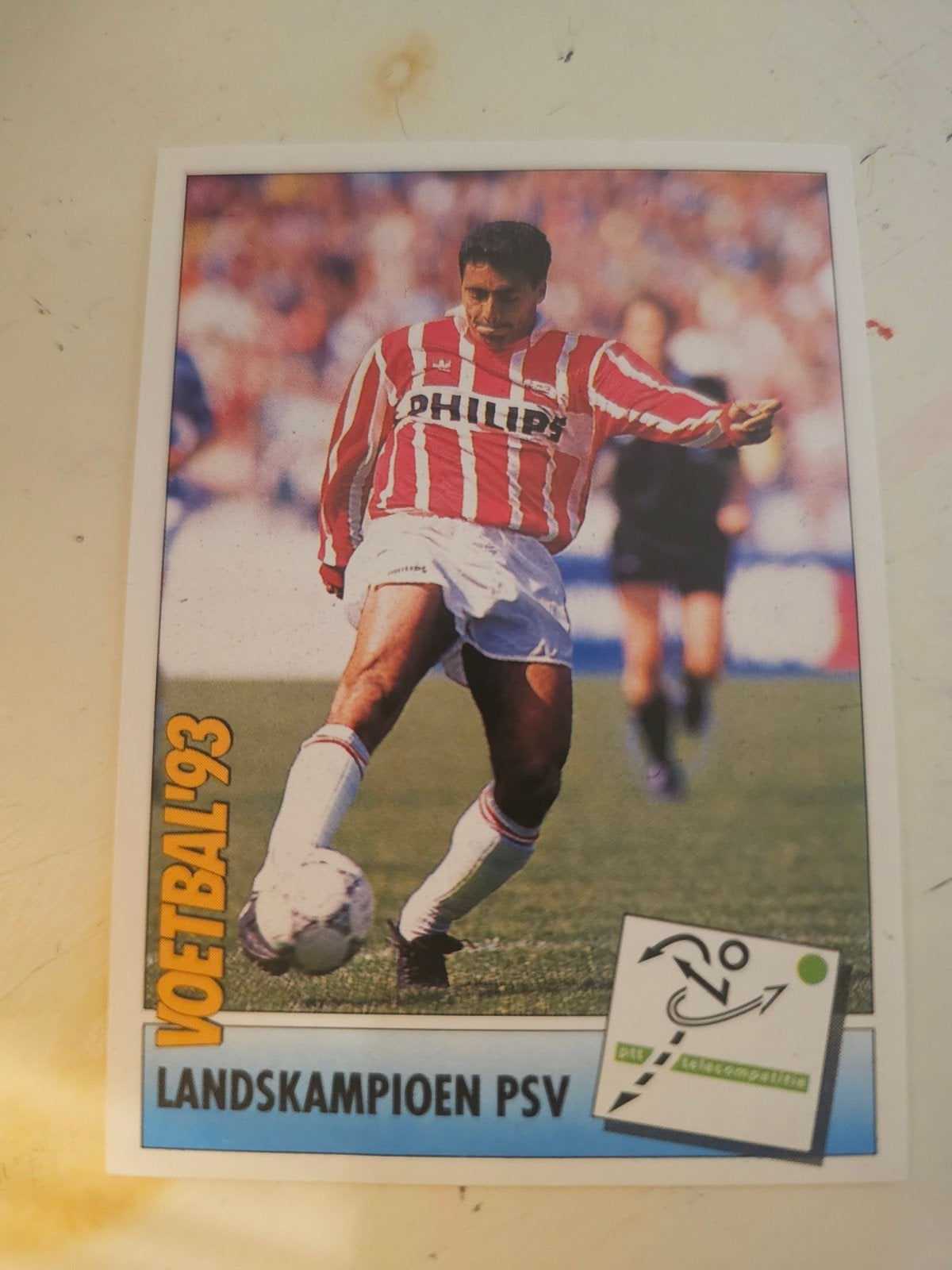 Romario- PSV, Ophalen of Verzenden, Zo goed als nieuw, PSV, Poster, Plaatje of Sticker