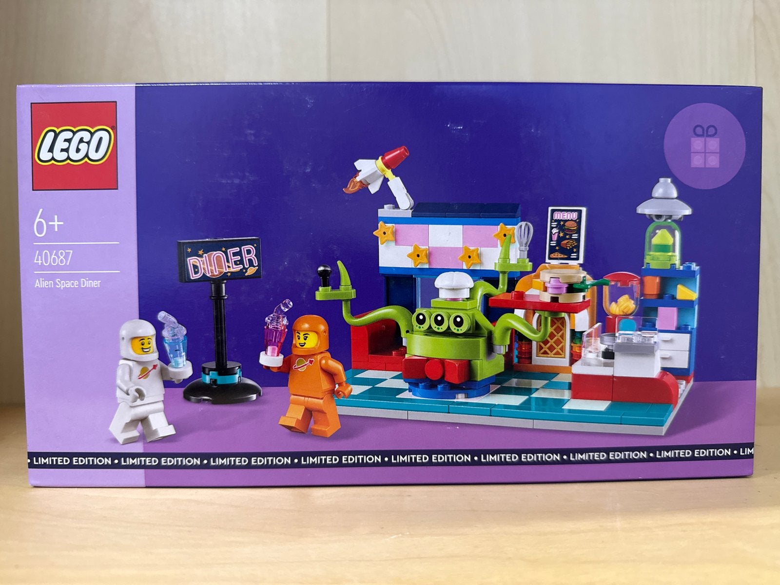 Lego 40687 Alien Space Diner Limited Edition Nieuw, Overige thema's, Lego, Nieuw, Ophalen of Verzenden