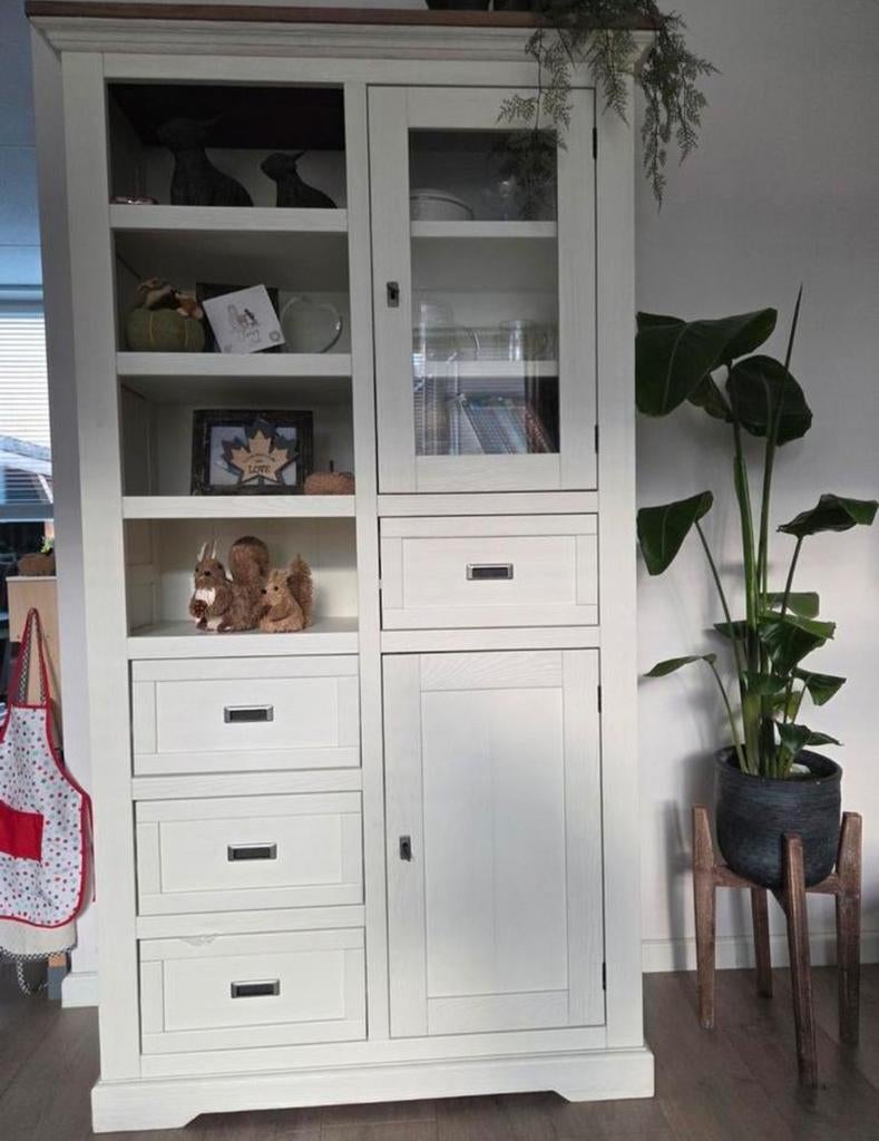 Vitrinekast Haco Toulouse, Huis en Inrichting, Kasten | Vitrinekasten, Gebruikt, Glas, 150 tot 200 cm, 25 tot 50 cm