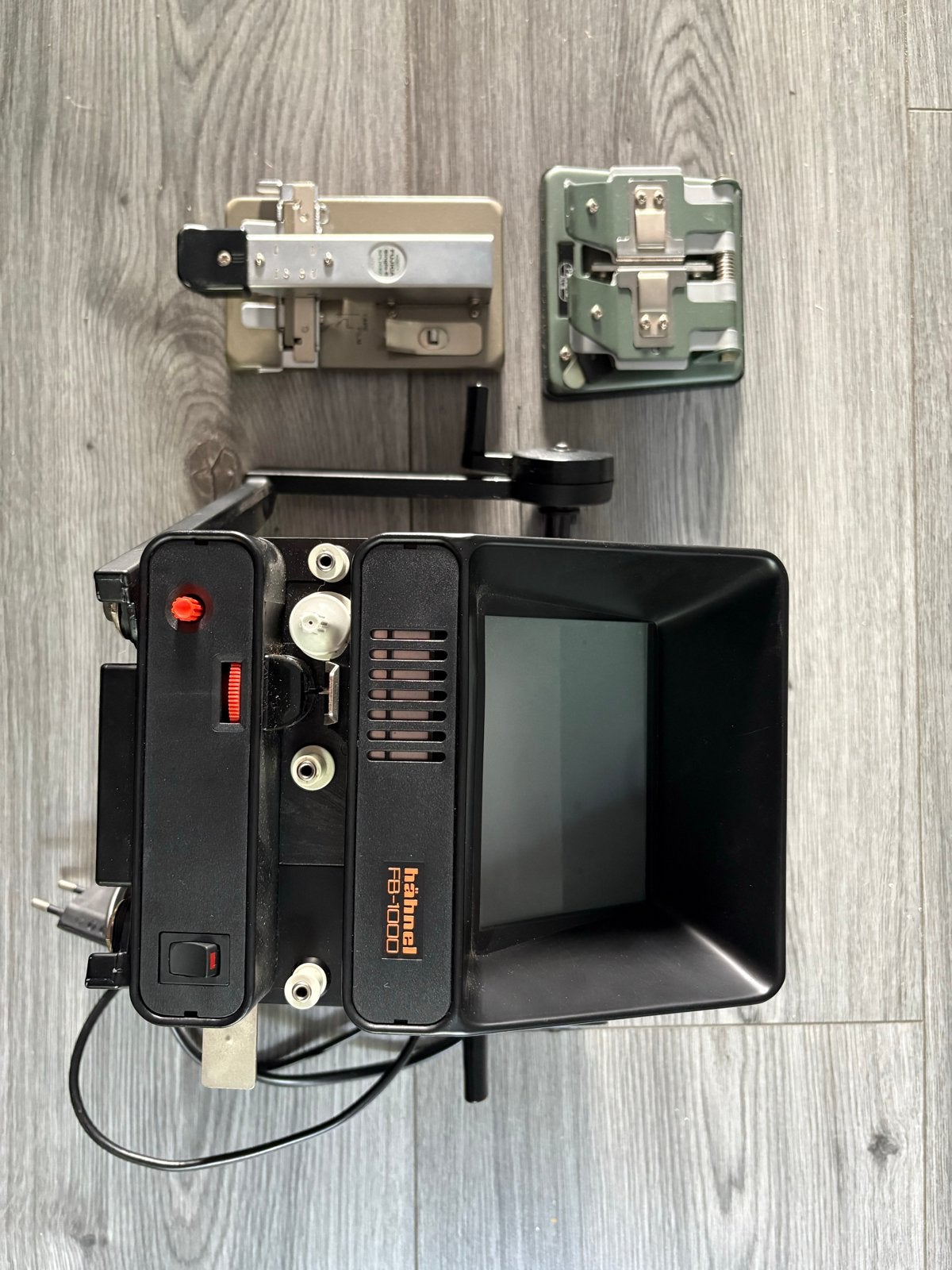 Bähnel FB-1000 filmviewer met Fujica en Pallas splicers, Audio, Tv en Foto, Filmrollen, Ophalen of Verzenden, Accessoire