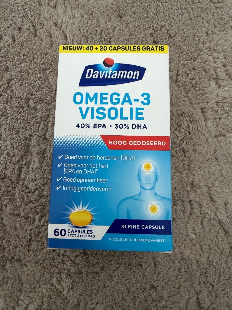 Davitamon Omega-3 Visolie, Verzenden, Nieuw, Zwangerschap en Bevalling