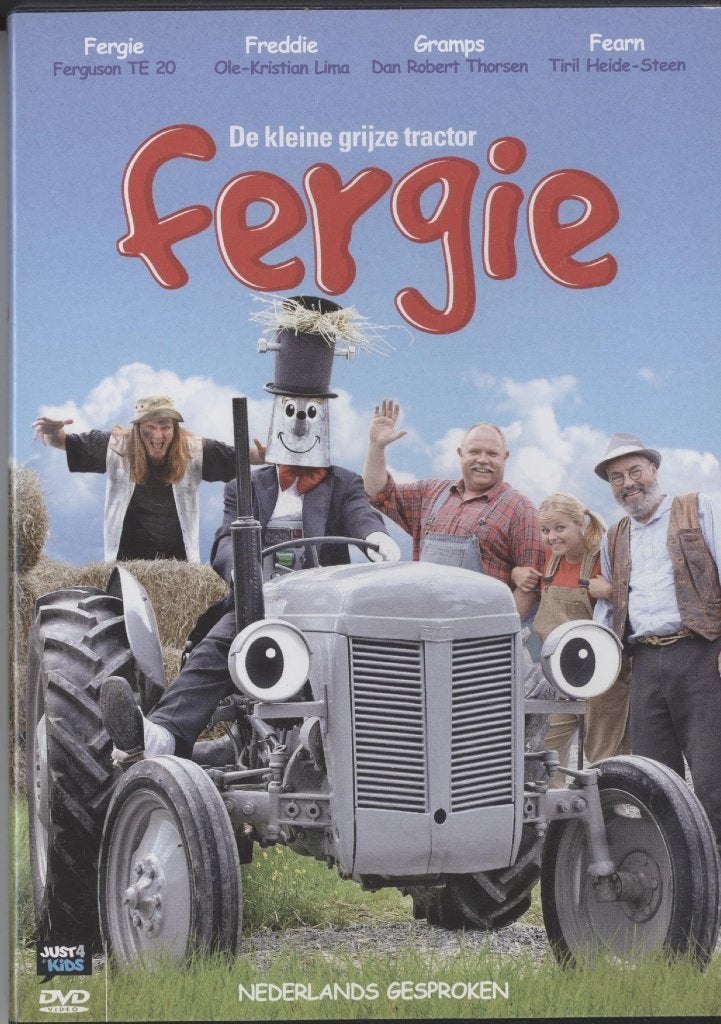 51) Fergie; De Kleine grijze tractor: met Ferguson TE 20, Gebruikt, Tekenfilm, Ophalen of Verzenden, Alle leeftijden