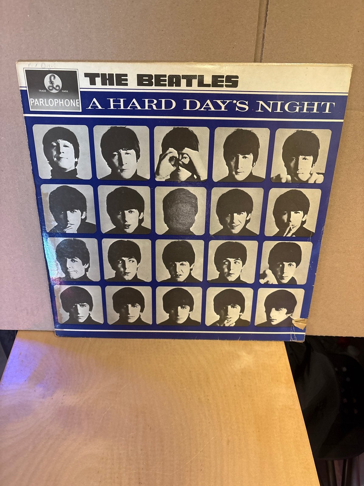 The Beatles - A Hard Day's Night LP (originele persing), LP, Gebruikt, Pop, Originele persing