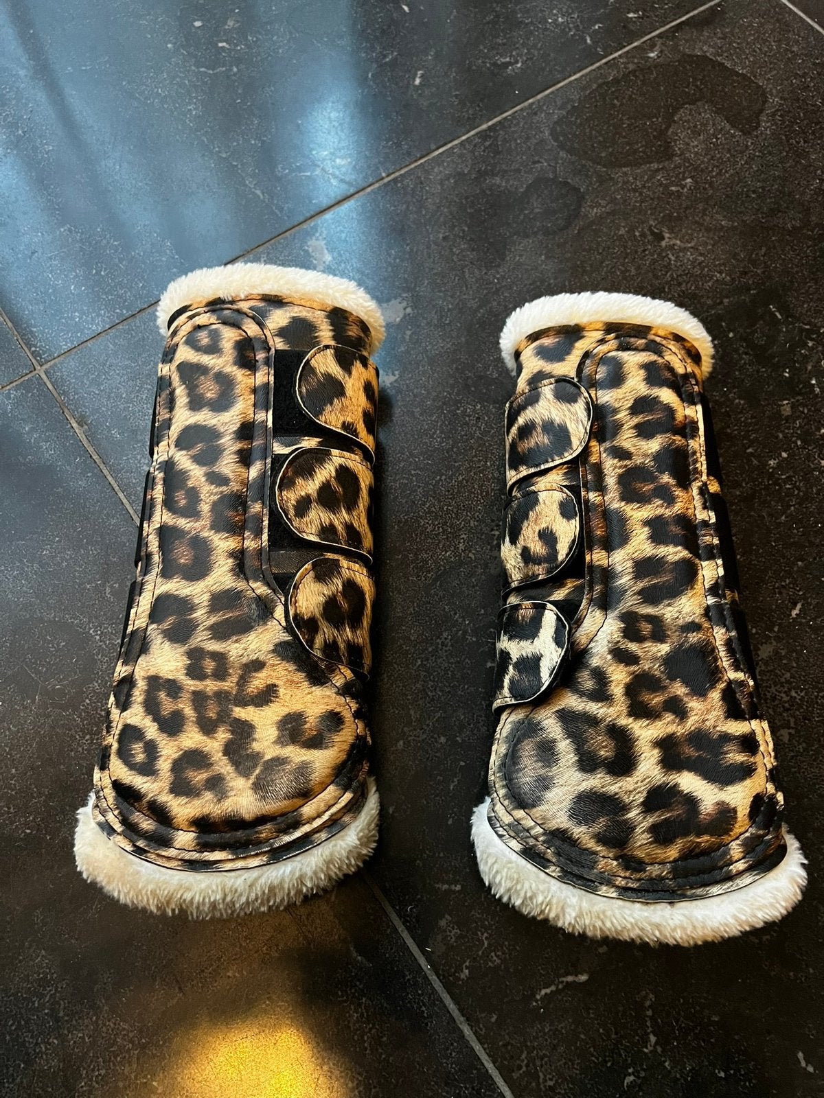 Zgan panterprint peeskappen flextrainers, Dieren en Toebehoren, Ophalen of Verzenden, Zo goed als nieuw