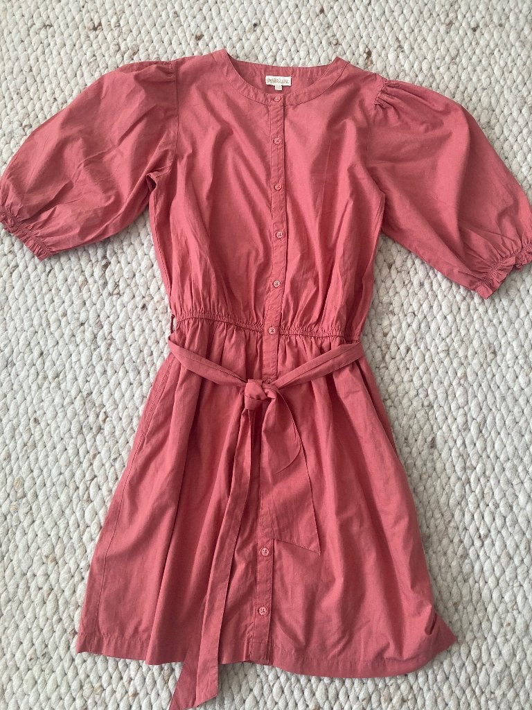 Dusty roze jurk van Pomp de lux mt. 158/164, Meisje, Ophalen of Verzenden, Zo goed als nieuw, Jurk of Rok