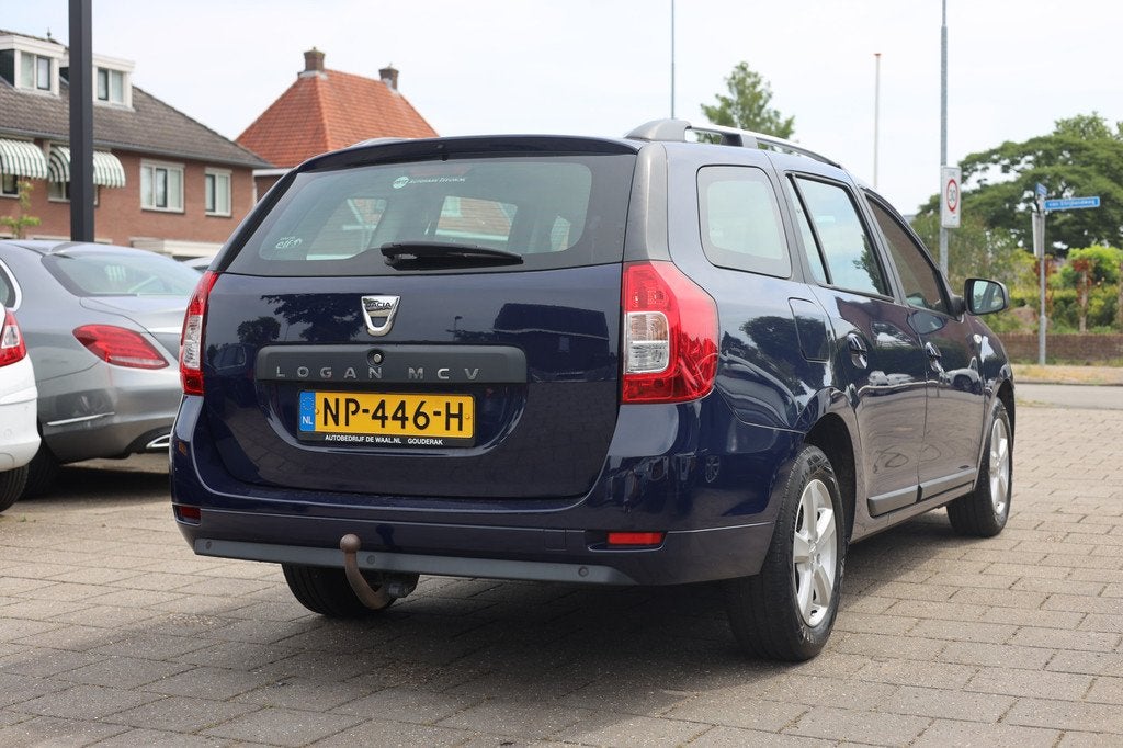 Dacia Logan MCV 0.9 TCE I TREKHAAK I CRUISE I NAVI I AIRCO, Auto's, Dacia, Voorwielaandrijving, Gebruikt, Euro 6, Blauw