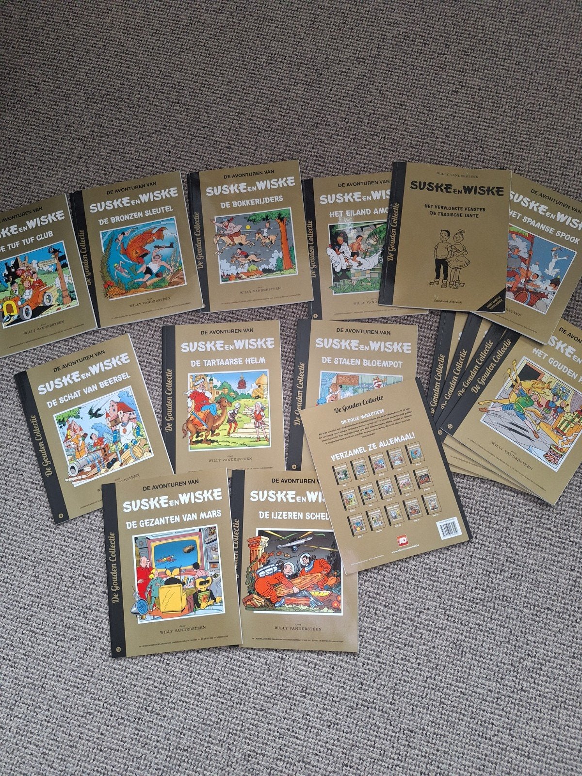 Suske en Wiske: De Gouden Collectie - 16 delen, Meerdere stripboeken, Ophalen of Verzenden, Zo goed als nieuw, Willy van der steen