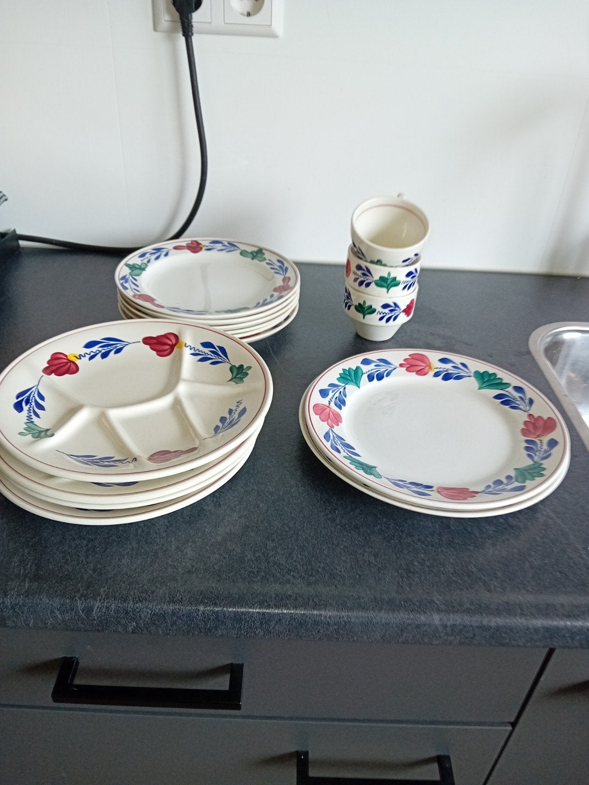Servies, Ophalen, Aardewerk, Bord(en)