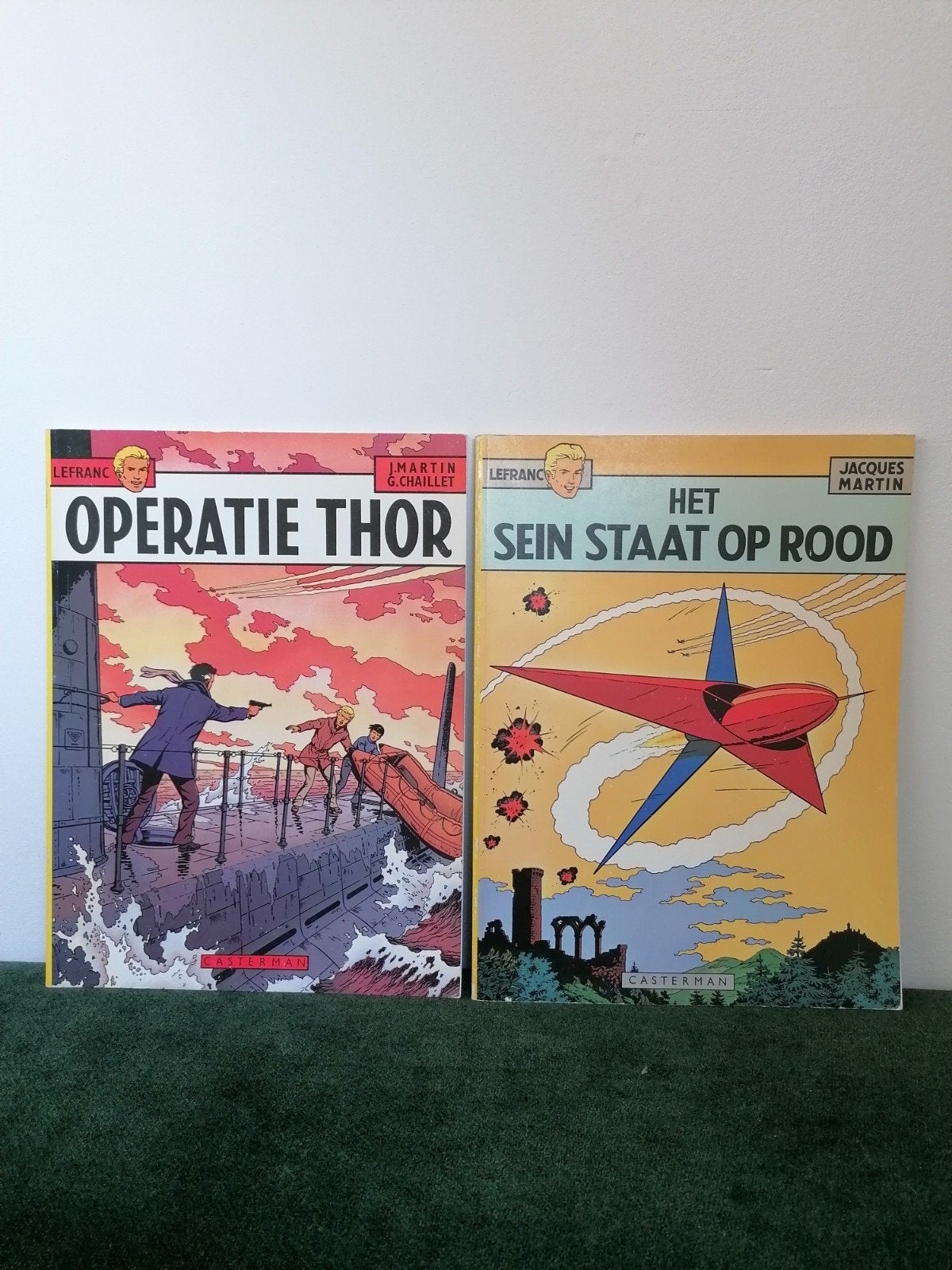 Lefranc - twee edities, Boeken, Gelezen, Ophalen of Verzenden, Jacques Martin, Meerdere stripboeken