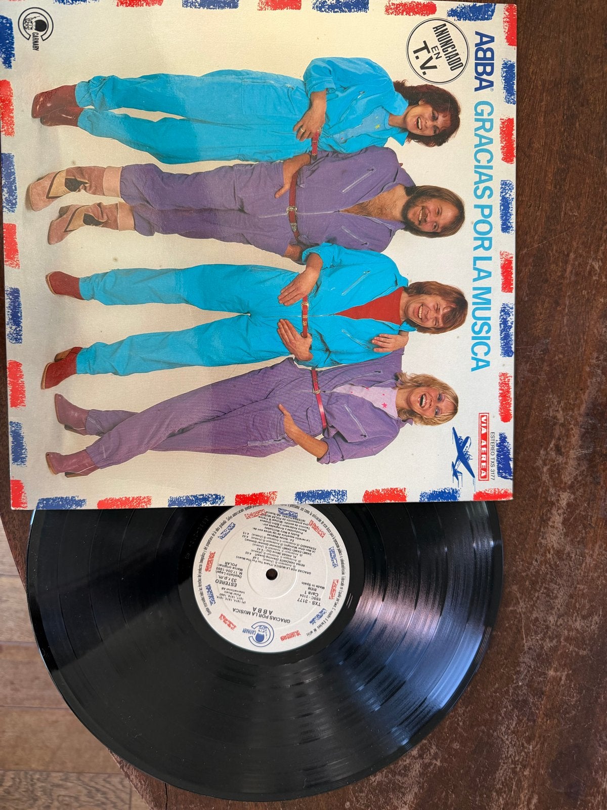 ABBA - Gracias Por La Musica (Spaanse LP), NM, LP, Gebruikt, Pop, Ophalen of Verzenden