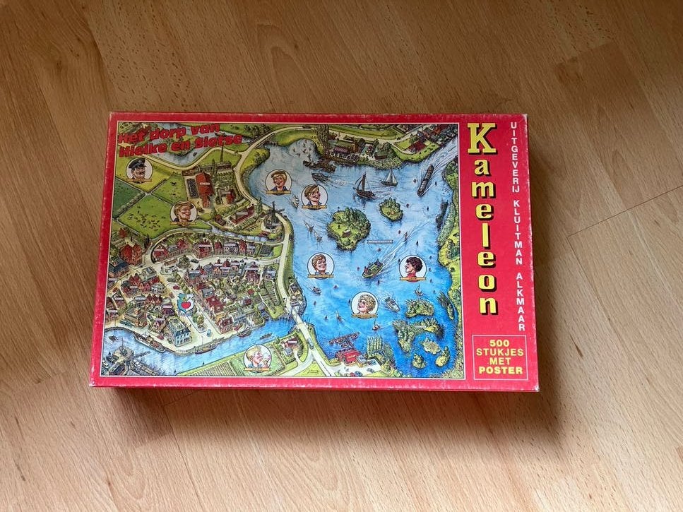 Puzzel Kameleon, Ophalen of Verzenden, Gebruikt