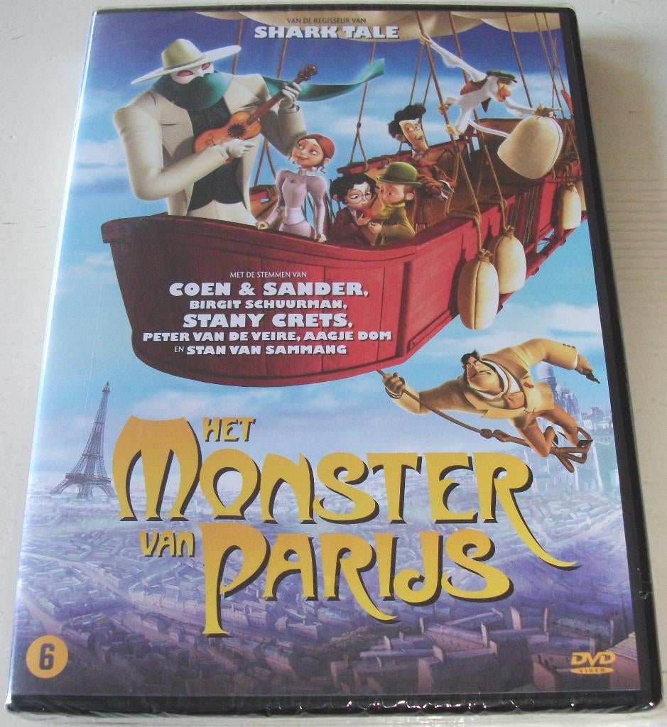 Dvd *** MONSTER VAN PARIJS *** *NIEUW*, Avontuur, Ophalen of Verzenden, Vanaf 6 jaar, Nieuw in verpakking