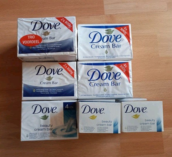 Dove Zeep - Cream Bar & Beauty Cream Bar 28 Stuks, Ophalen of Verzenden, Nieuw, Bad & Douche