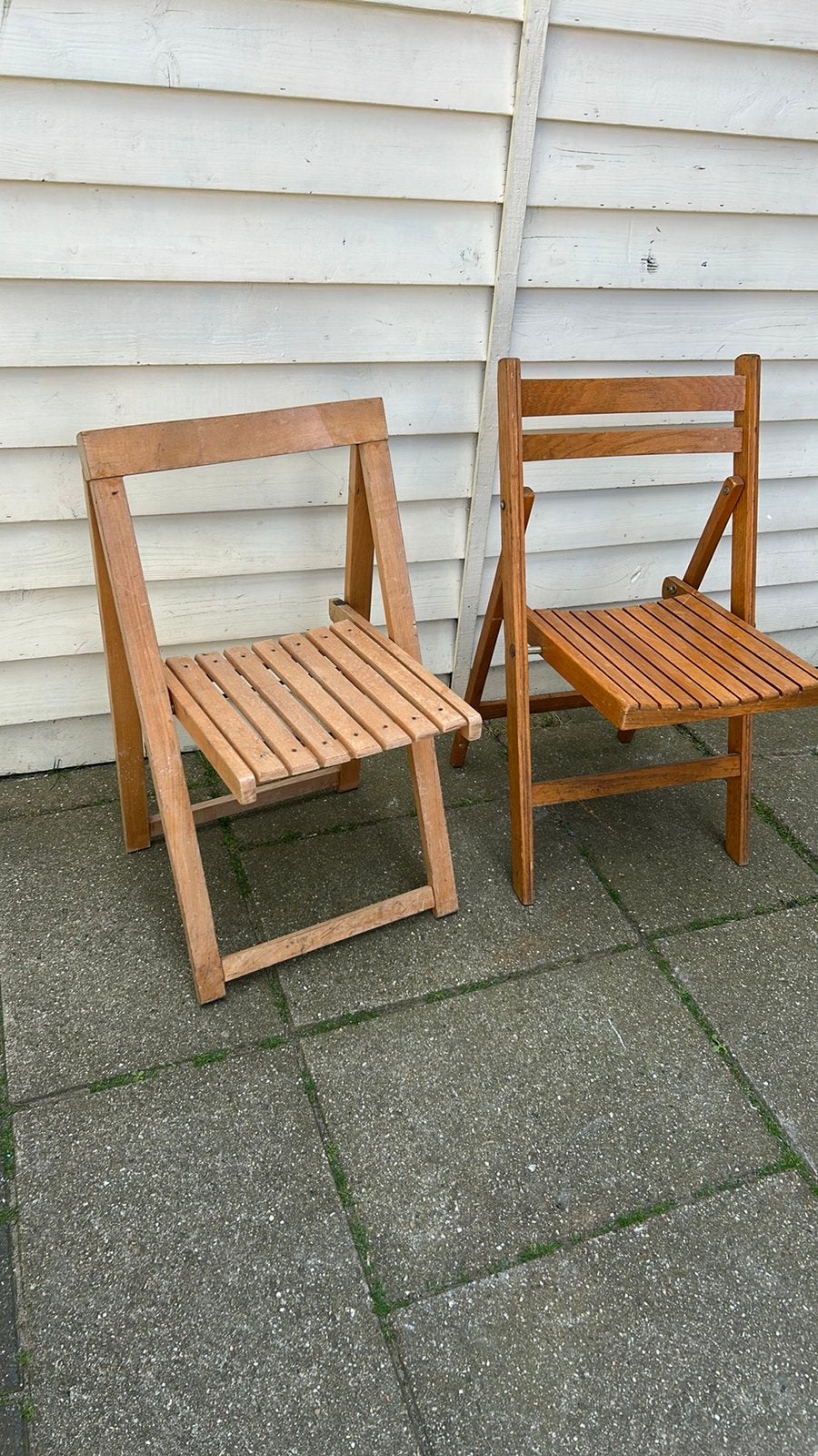 Klapstoel Aldo Jacober hout vintage nog 1 beschikbaar, Antiek en Kunst, Ophalen