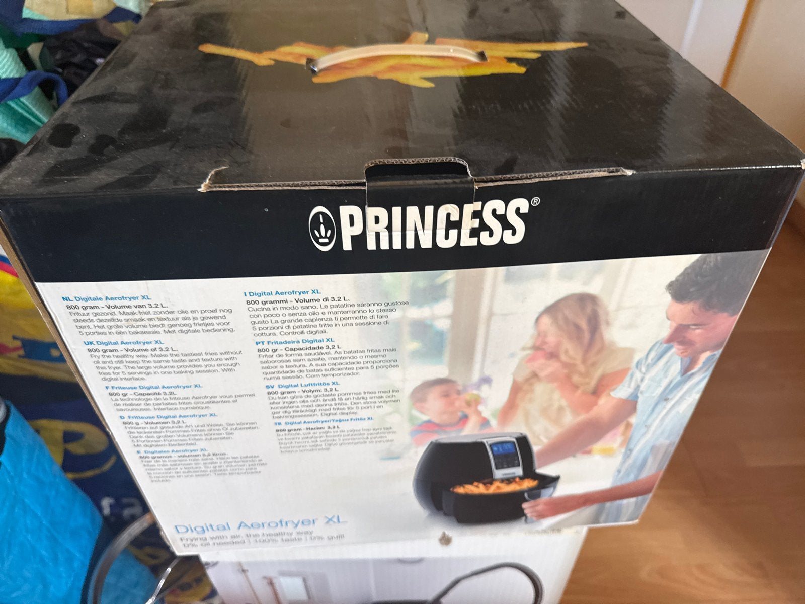 Princess Digital Aerofryer XL - 3.2L heteluchtfriteuse, Ophalen, Zo goed als nieuw, Airfryer XL, 750 t/m 999 gram
