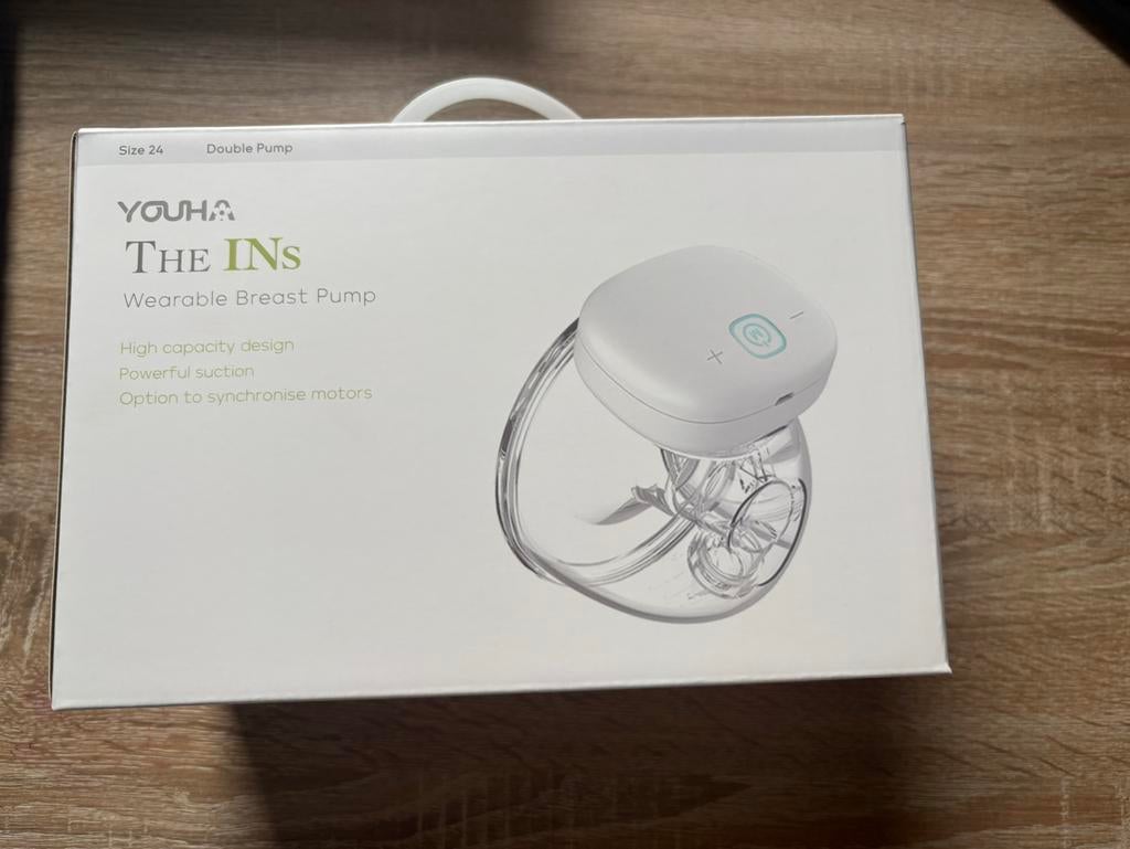 Youha Elektrische Dubbele Draadloze Borstkolf, Ophalen of Verzenden, Zo goed als nieuw, Borstkolf