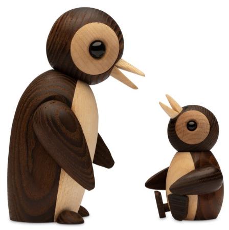 Spring Copenhagen houten penguin beeldjes, Ophalen of Verzenden, Nieuw, Dier