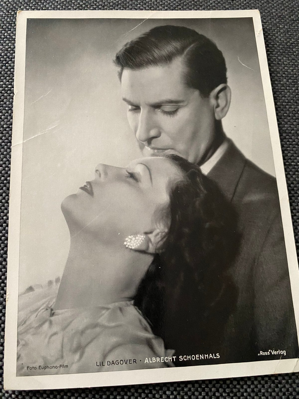 Filmster stel, Verzamelen, Foto's en Prenten, Ophalen of Verzenden, Voor 1940, Zo goed als nieuw, Overige onderwerpen