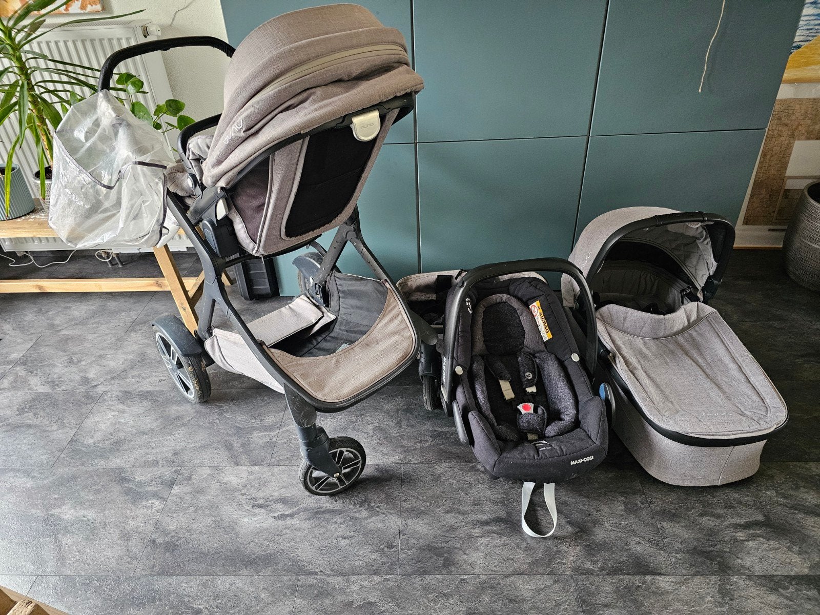 NUNA Demi Grow Duo - Gebruikt maar in goede staat, Gebruikt, Luchtbanden, Combiwagen, Ophalen
