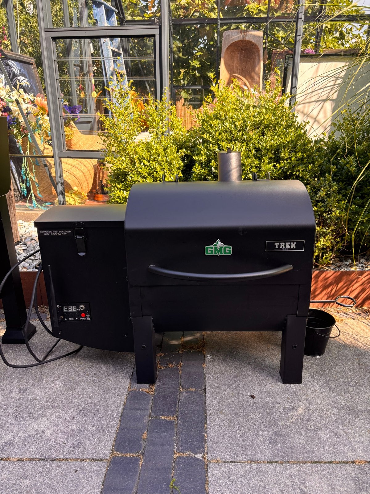 GMG Trek Prime 2.0 Pellet Grill + Cart - Zo goed als nieuw, Ophalen, Zo goed als nieuw