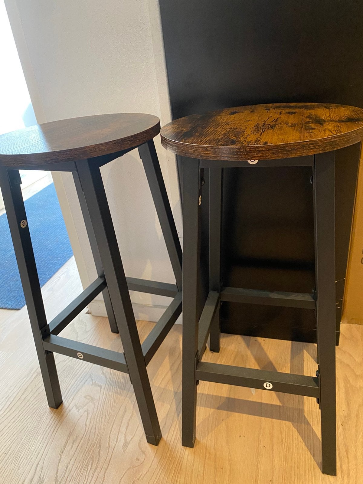 BarKrukken/plantentafel 2 x, Ophalen, 60 tot 90 cm, Nieuw, Hout