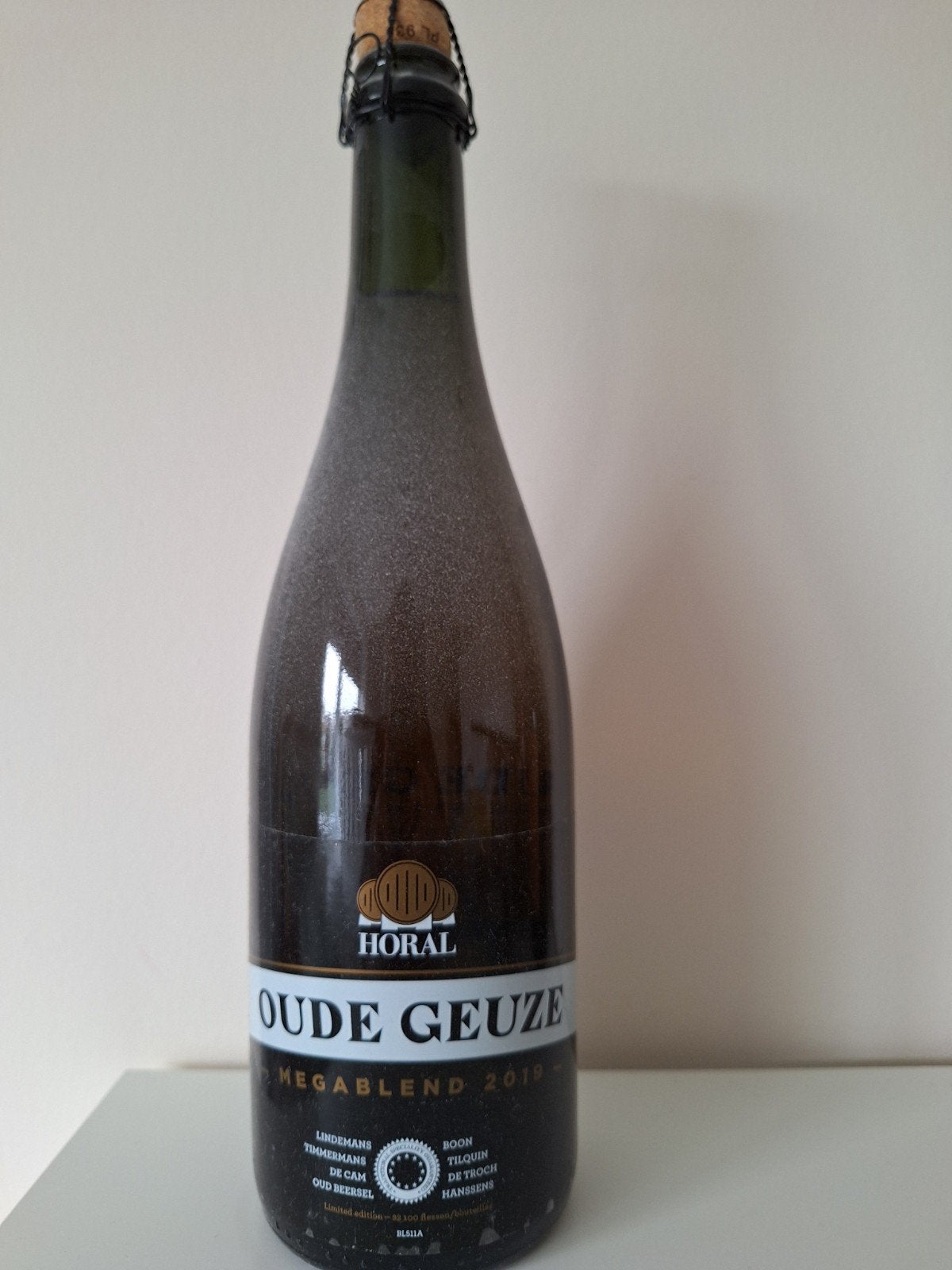 Horal Oude Geuze Mega Blend 2019, Verzamelen, Ophalen of Verzenden, Flesje(s), Overige merken