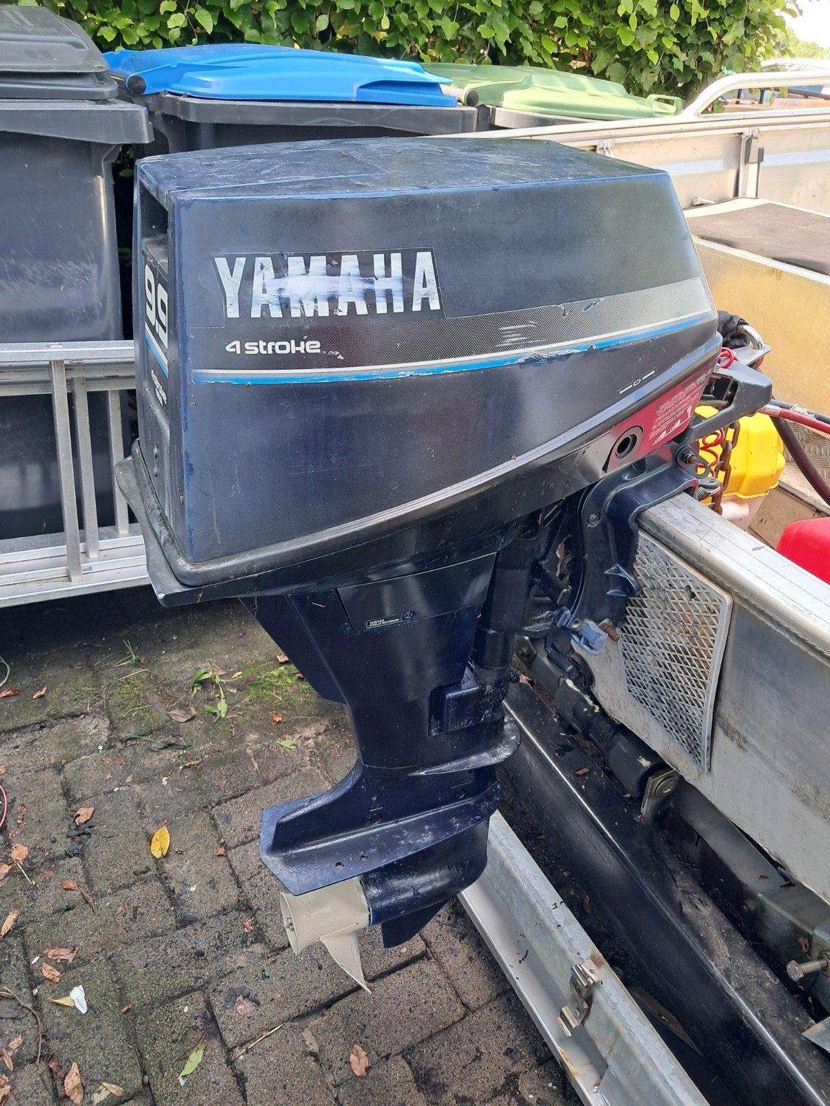 Yamaha 9.9 pk 4takt kortstaart el. Start, Watersport en Boten, Buiten- en Binnenboordmotoren, Ophalen, Gebruikt, 5 tot 10 pk, Viertaktmotor
