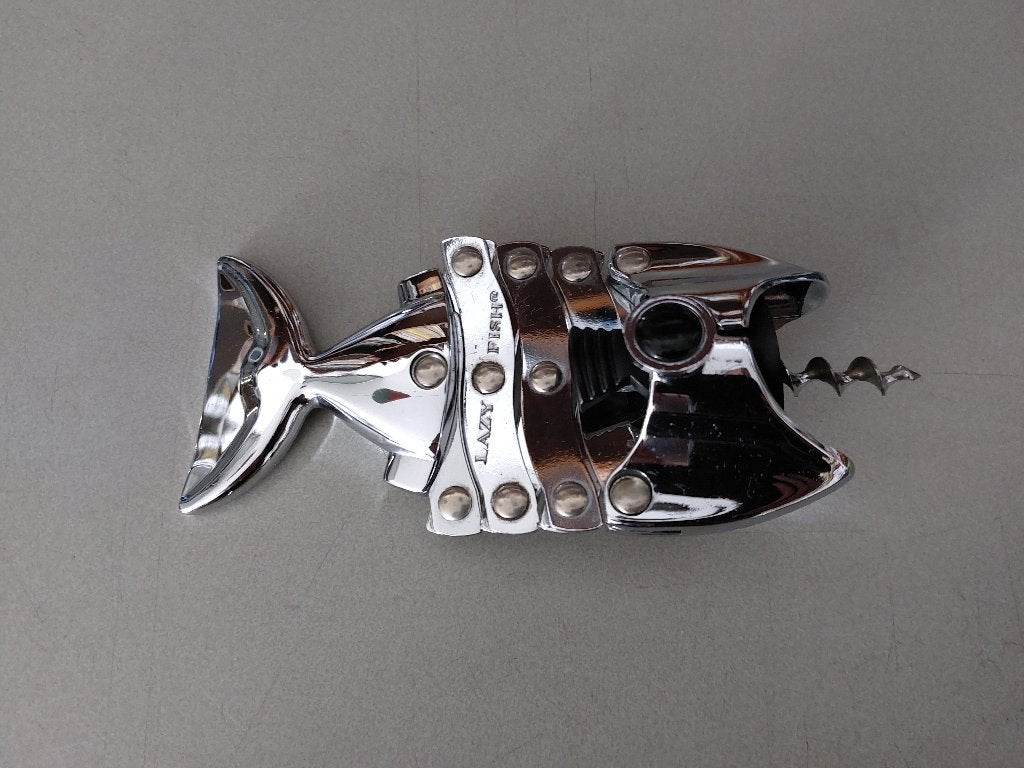 vintage kurkentrekker LAZY FISH, Ophalen of Verzenden