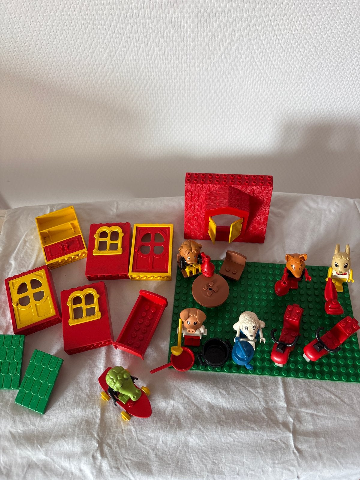 Lego Fabuland set met figuren en accessoires, Kinderen en Baby's, Speelgoed | Duplo en Lego, Gebruikt, Overige thema's, Lego, Ophalen of Verzenden