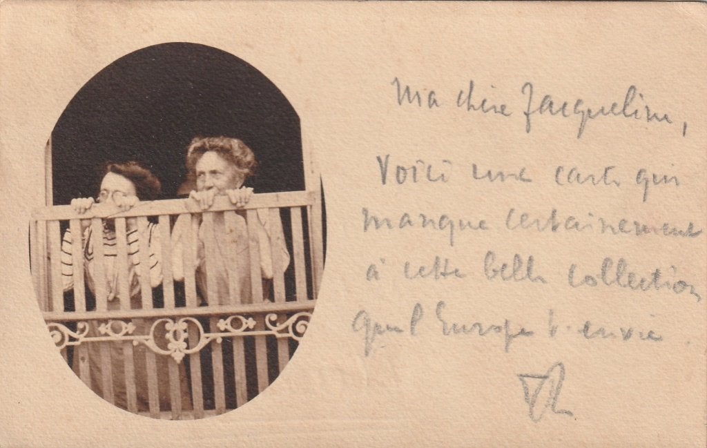fotkaart    -  dames, Verzenden, Voor 1940, Zo goed als nieuw