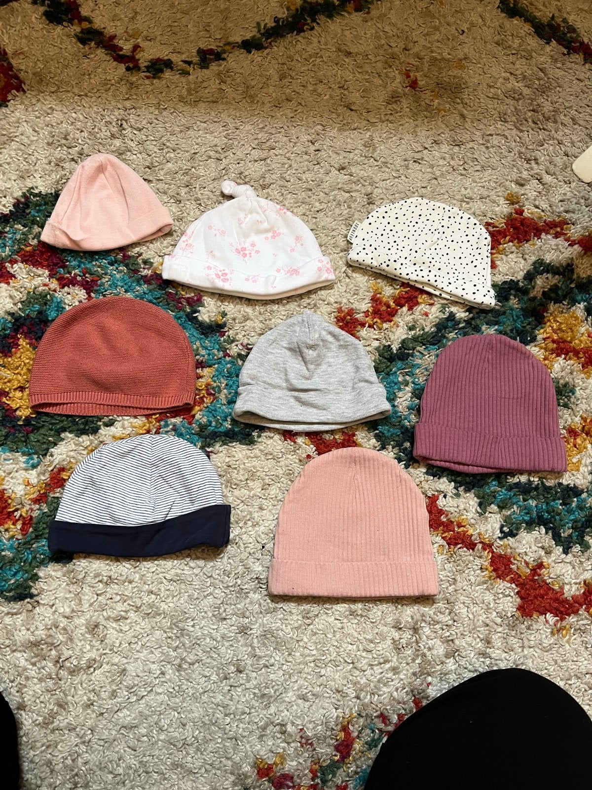 Babymutsjes set - diverse kleuren en maten, Kinderen en Baby's, Babykleding | Mutsen, Sjaals en Wanten, Maat 50, Gebruikt, Jongetje of Meisje
