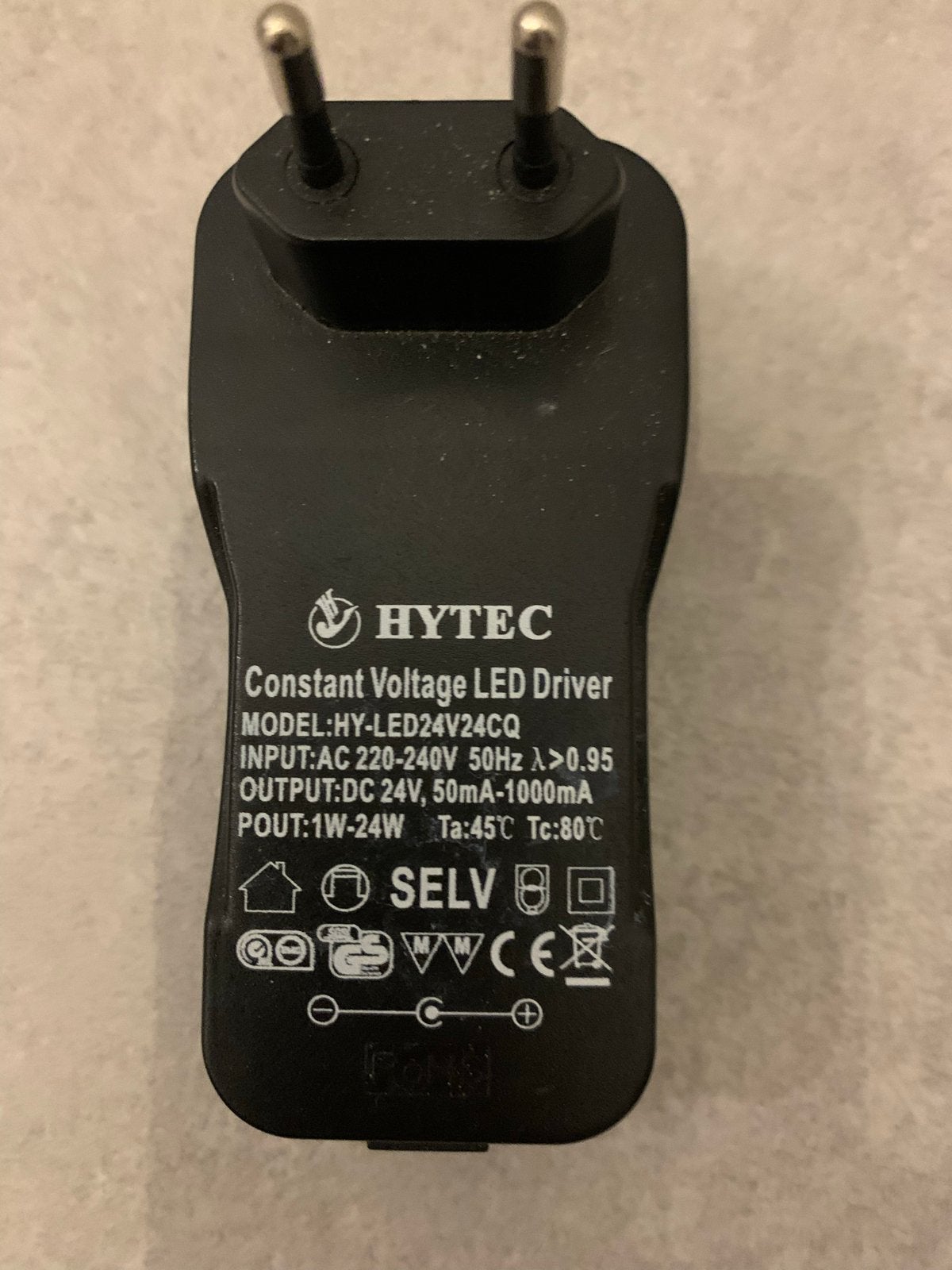 HYTEC Constant Voltage LED Driver HY-LED24V24CQ, Universeel, Gebruikt, Adapter, Ophalen of Verzenden