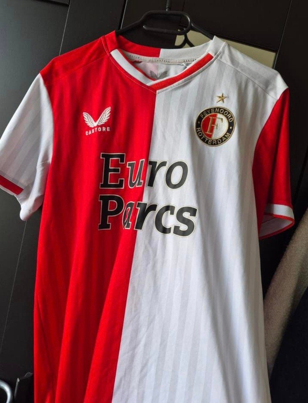 Feyenoord Thuisshirt 2023/2024 - Maat S, Kleding | Heren, Sportkleding, Maat 52/54 (L), Castore, Ophalen of Verzenden, Zo goed als nieuw