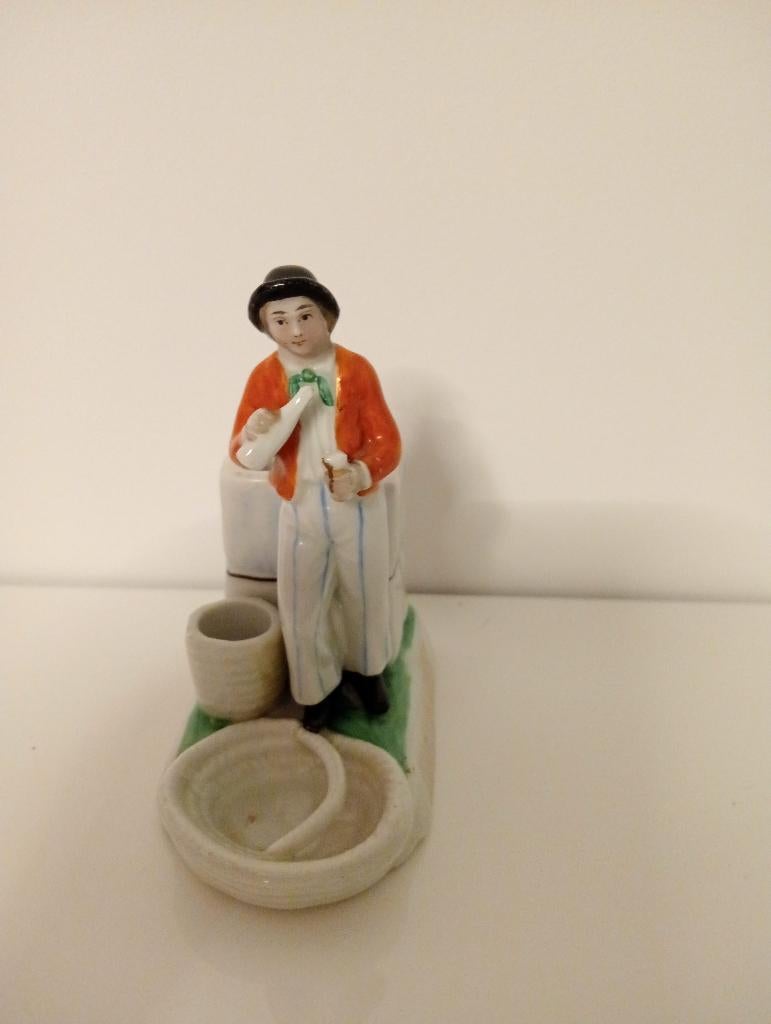 Oud luciferhouder beeldje ca.12x6x5cm, Ophalen