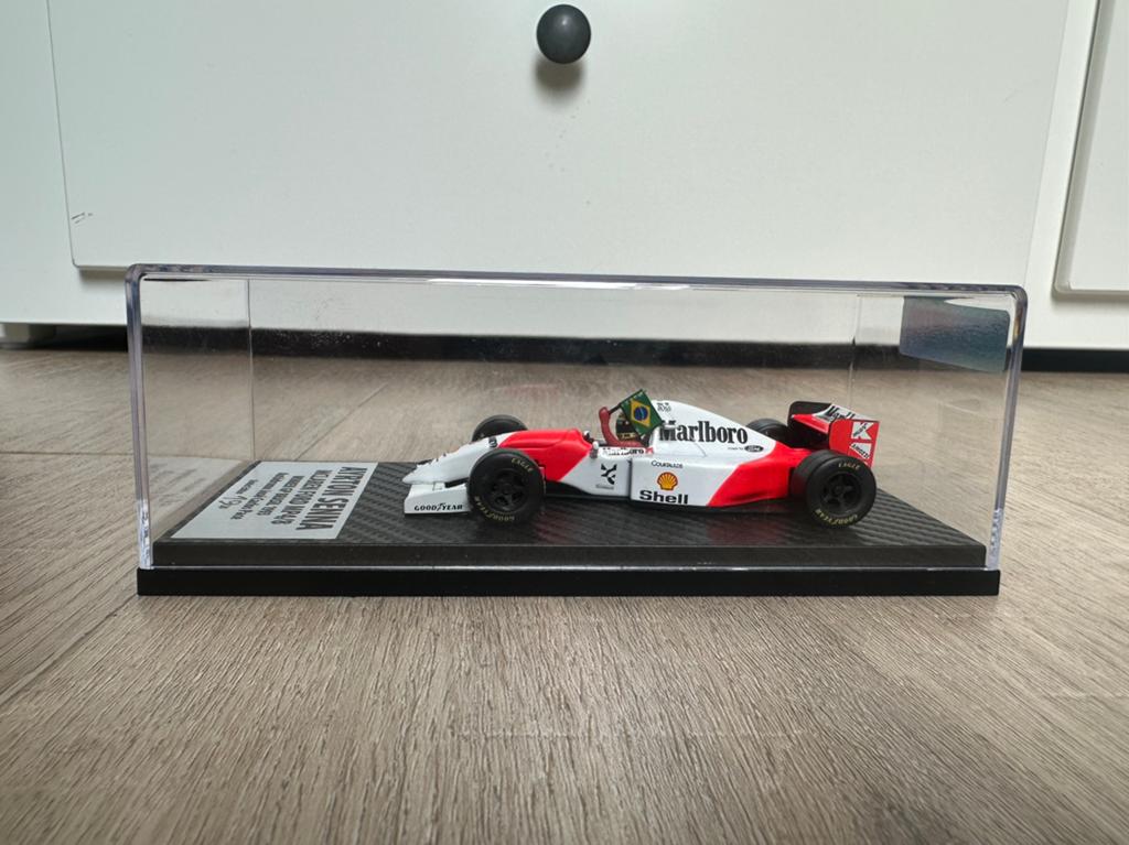 Ayrton Senna McLaren MP4/8 1993 - LCD Models -1:43, Ophalen of Verzenden, Zo goed als nieuw, Formule 1